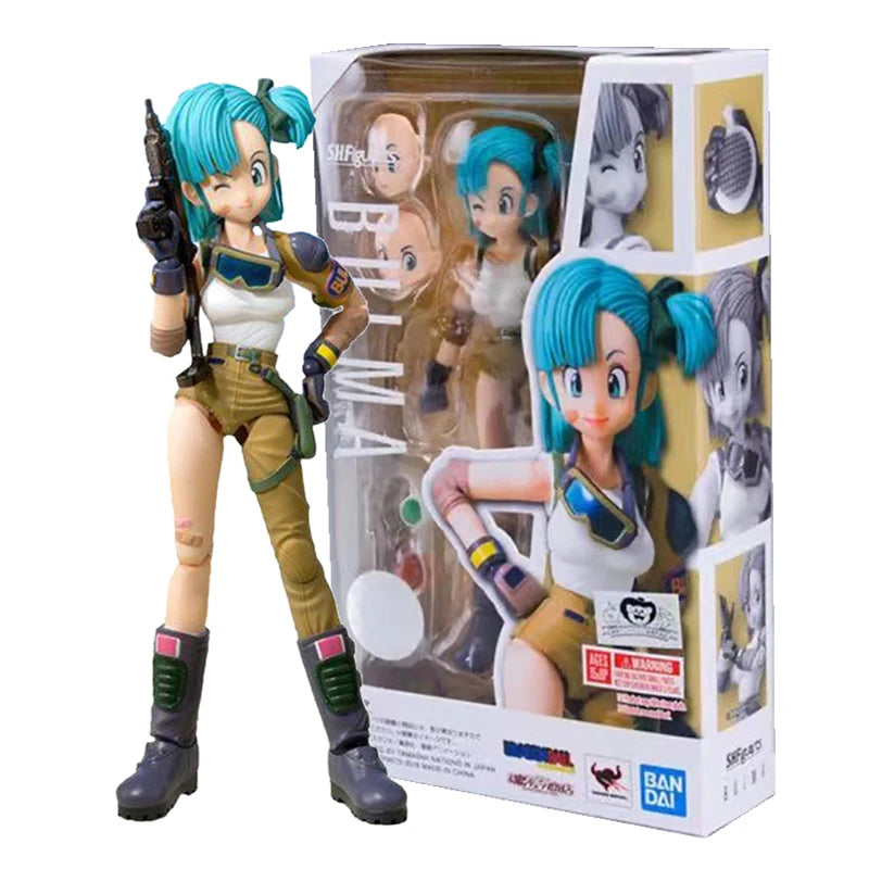 13,5 cm Anime Dragon Ball Figuren Bulma Goku Action Figur Bewegliche PVC Sammlung