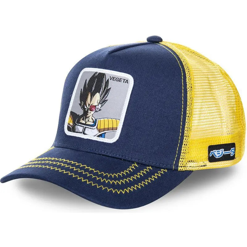 Hochwertige Dragon Ball Z Son Goku Baseballkappe – verstellbare Trucker-Mütze aus Baumwolle für Männer und Frauen