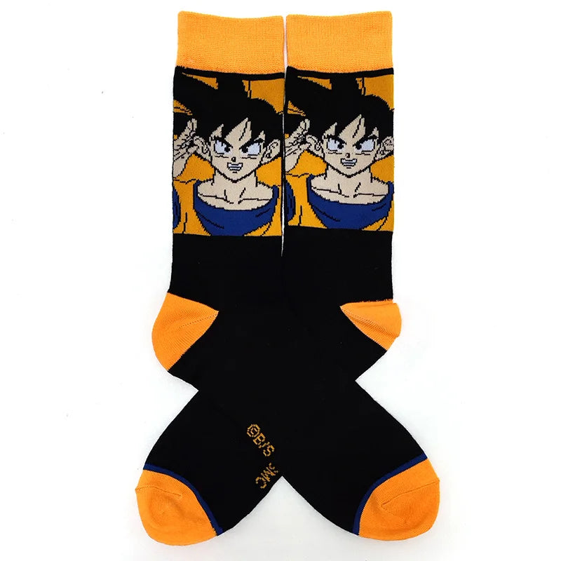 Socken mit Anime-Cartoon-Charakteren für Herren – Cosplay-Skateboard-Stil