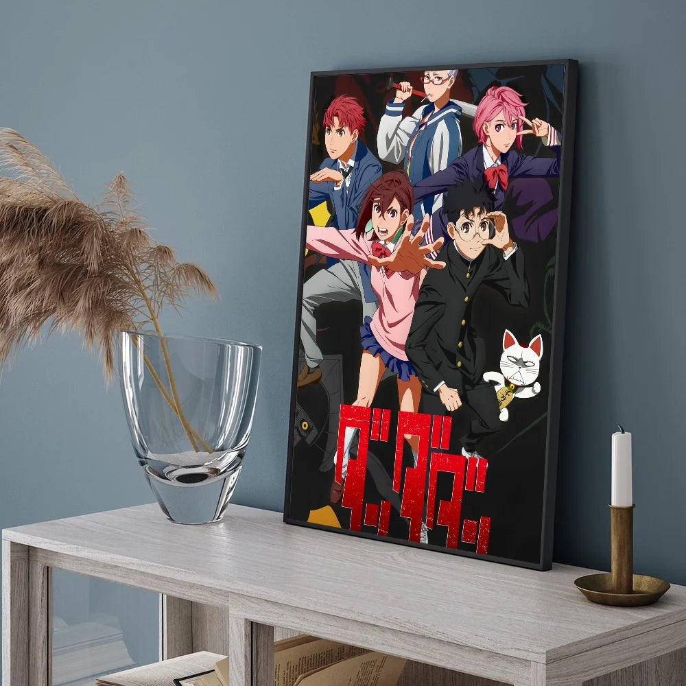 Dandadan Anime Poster Room Bar Cafe Decor Stickers Wall