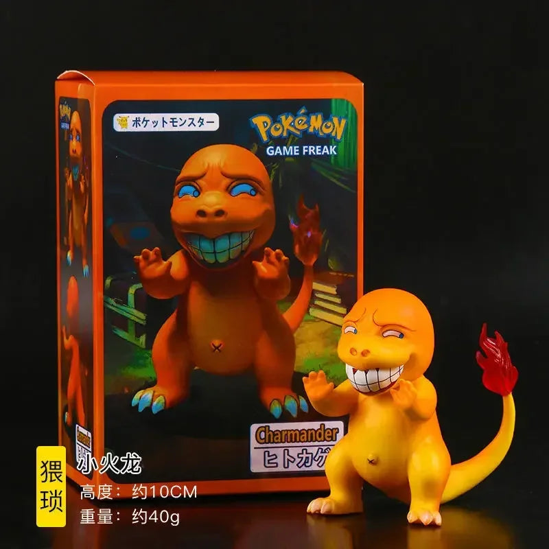 TOMY Pokemon Lustige Freak Pikachu Bulbasaur Anime Action Figur Modell Spielzeug