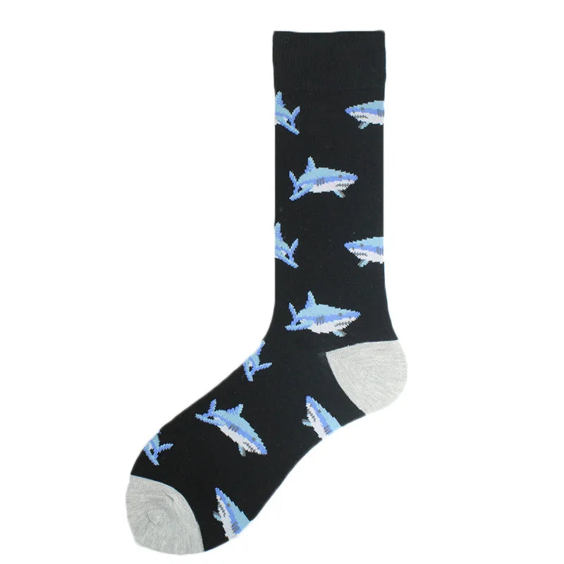 Happy Design Lustige Socken Schaf Bier Dinosaurier Muster