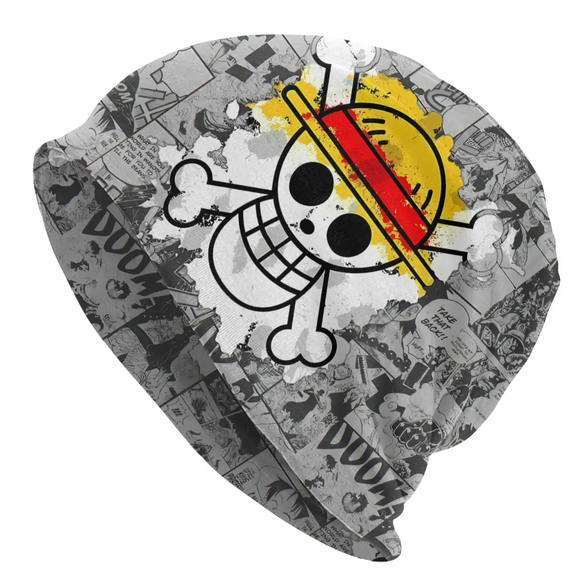 Bonnet One Piece Luffy - Skullies minces pour hommes et femmes, design manga automne printemps