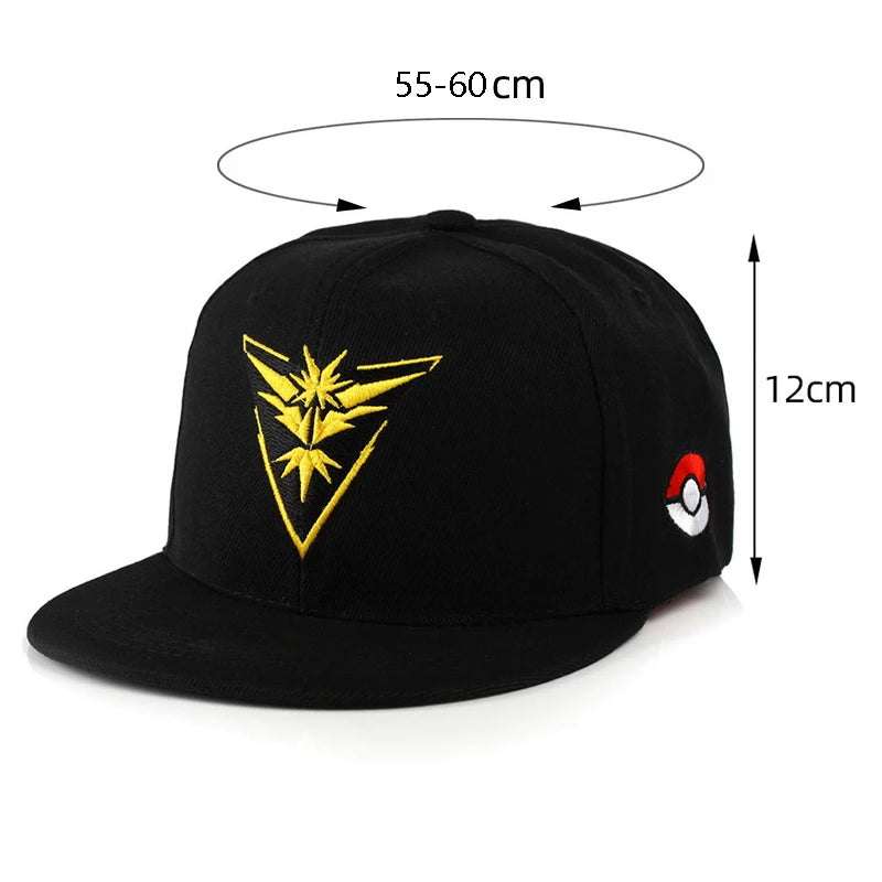 Pokémon Pikachu Adjustable Baseball Cap – Anime Hip Hop Hat Gift