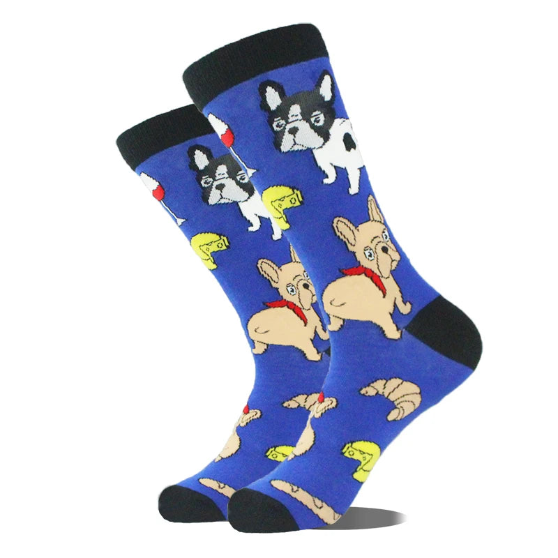 Alien Design Hund Panda Hai Pinguin Frosch Skarpetki Sokken Hip Hop