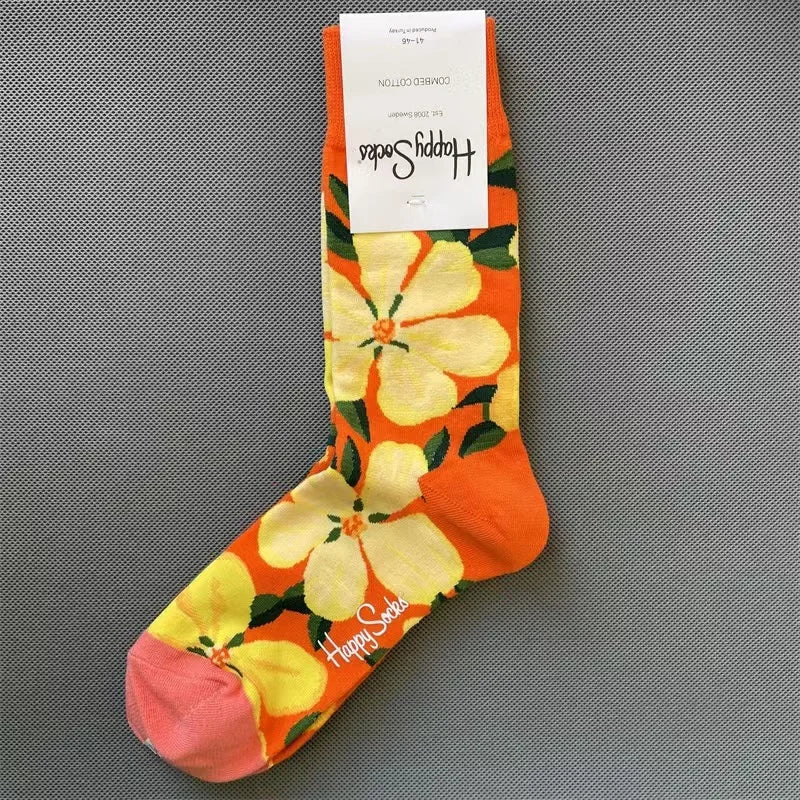 Diamond Check Happy Socks für Herren – Geometrische Sportsocken aus Baumwolle (Größe 41–46)