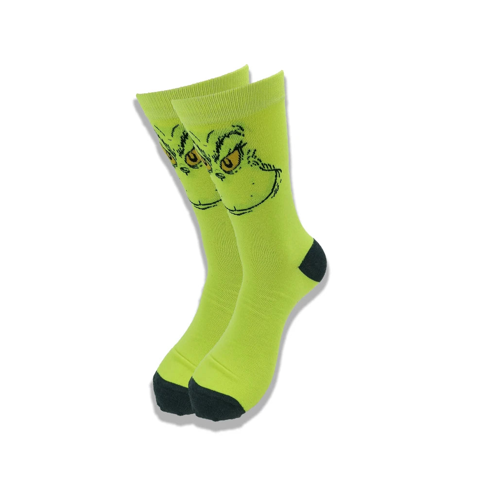 Neue lustige Cartoon-Anime-Socken – 200-Nadel-Baumwolle, atmungsaktiver Hip-Hop-Stil für Männer und Frauen
