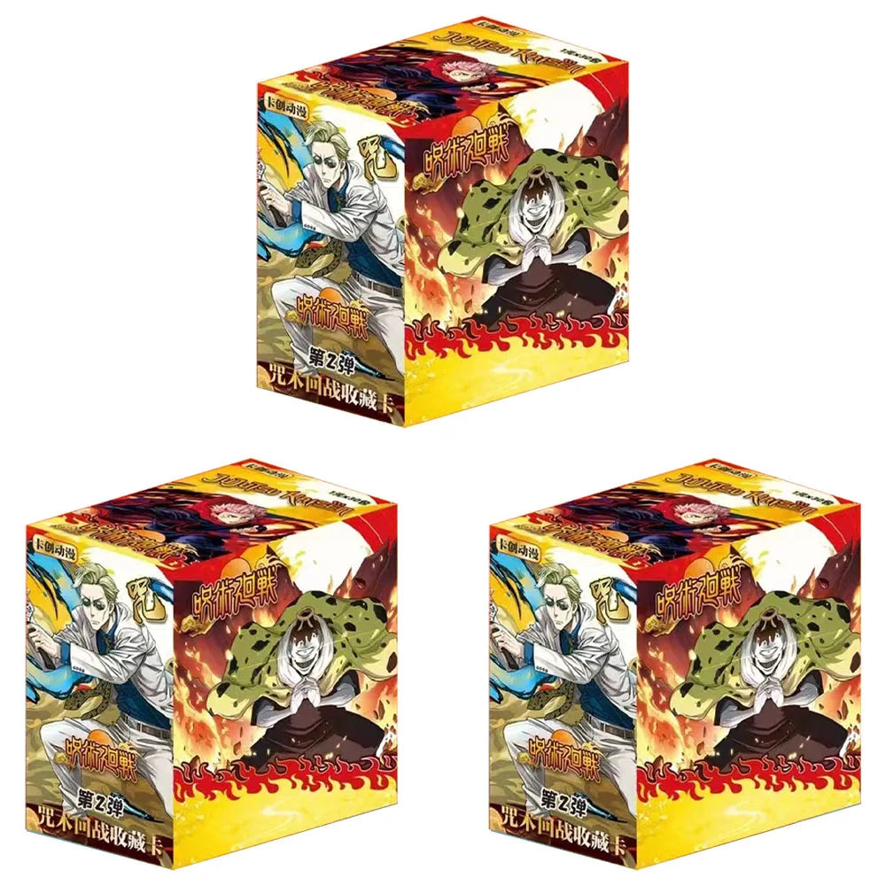 New Jujutsu Kaisen Collection Cards Japanese Anime Booster Box