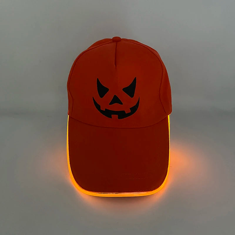 Casquette de baseball tendance à LED – Casquette de rap hip-hop lumineuse pour DJ, danse, discothèque et fête