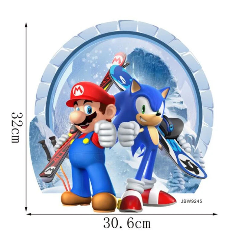 3D Cartoon game wall sticker wall decoration