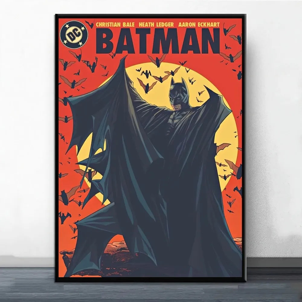 Beast Kingdom Batman Poster Painting Wall Pictures Decor Sticker