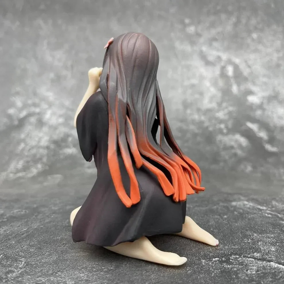12CM Kamado Nezuko Heißer Anime Charakter Statische Dämon Slayer Modell Sammeln Figur