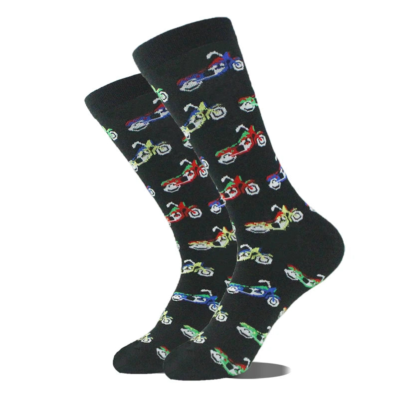 Design Ente Lustige Socken Männer Glücklich Musik Bier Zahn Panda Pinguin