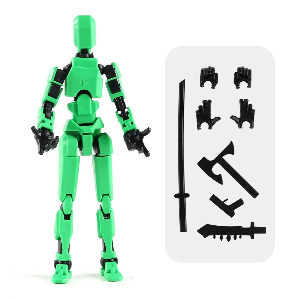 DIY leuchtender T13 Shapeshift-Roboter und Hund – 3D-gedruckte bewegliche Actionfiguren