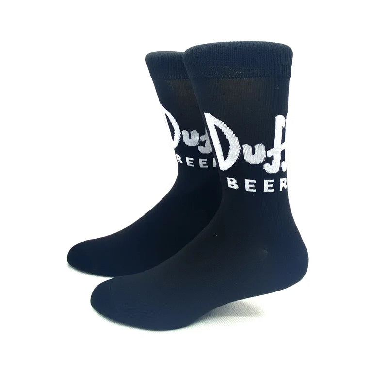 1 Pair The Simpsons Harajuku Socks – Cartoon Middle Tube Cotton for Men & Women