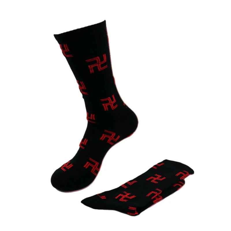Socken mit Anime-Aufdruck „Tokyo Swastika“