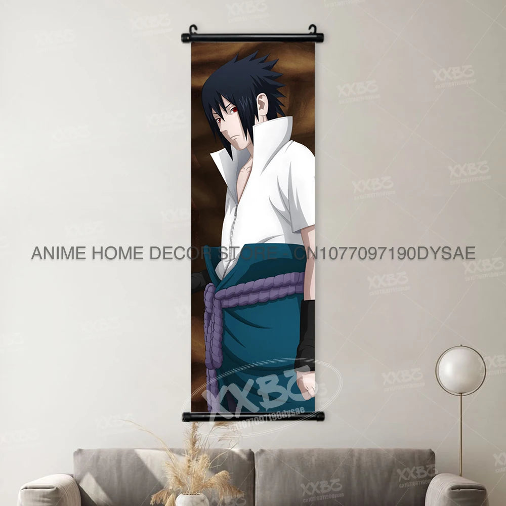 Naruto Posters Scroll Wall Decor Anime Hanging Nara Shikamaru Art Paintings Orochimaru