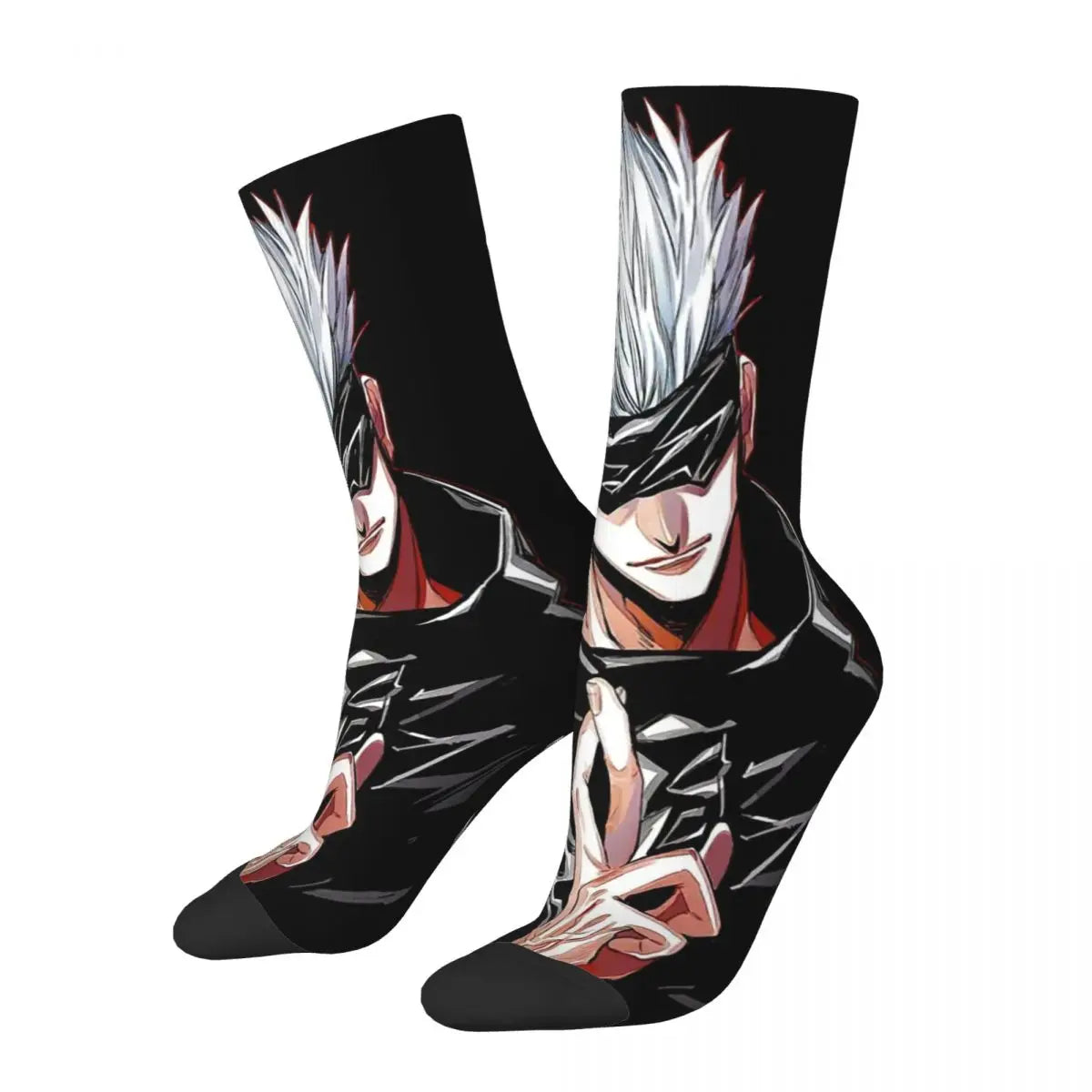 Jujutsu Kaisen Anime Socken, Satoru Gojo Unisex Socken W