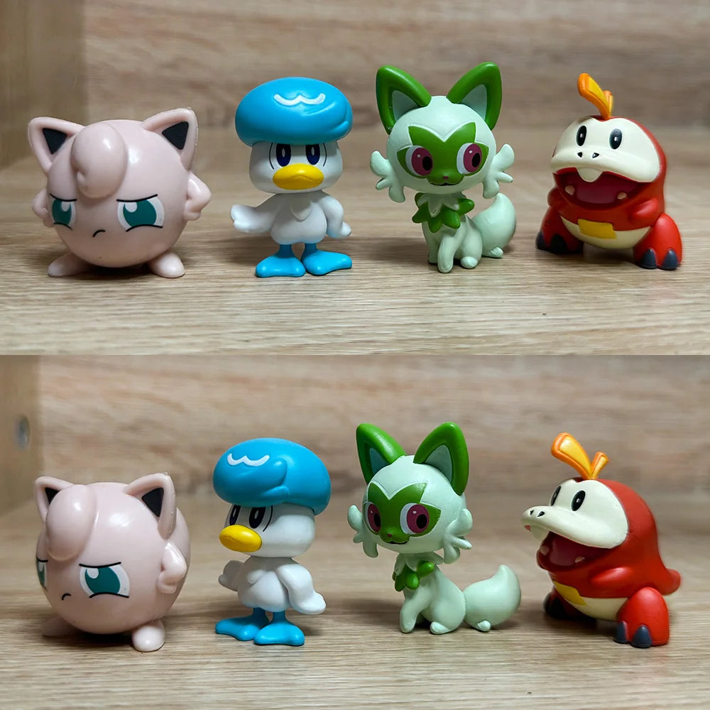 Figurine d'action Pokémon Pikachu Jouets Charmander Squirtle Bulbasaur Petite figurine pour enfants