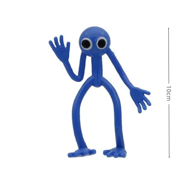 Figurines de monstres bleus Kawaii, jouets pour enfants