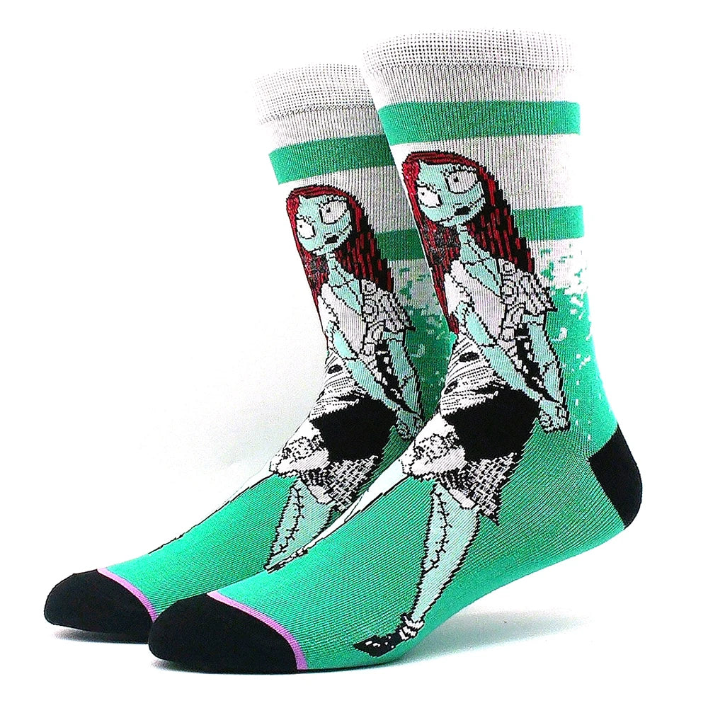 1 Pair New Anime Movie Socks – Cotton Crew, Role-Playing Calf Socks