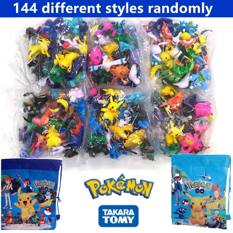 144 stil Pokemon Figur Spielzeug Anime Action Figur Modell Dekoration Sammeln Spielzeug
