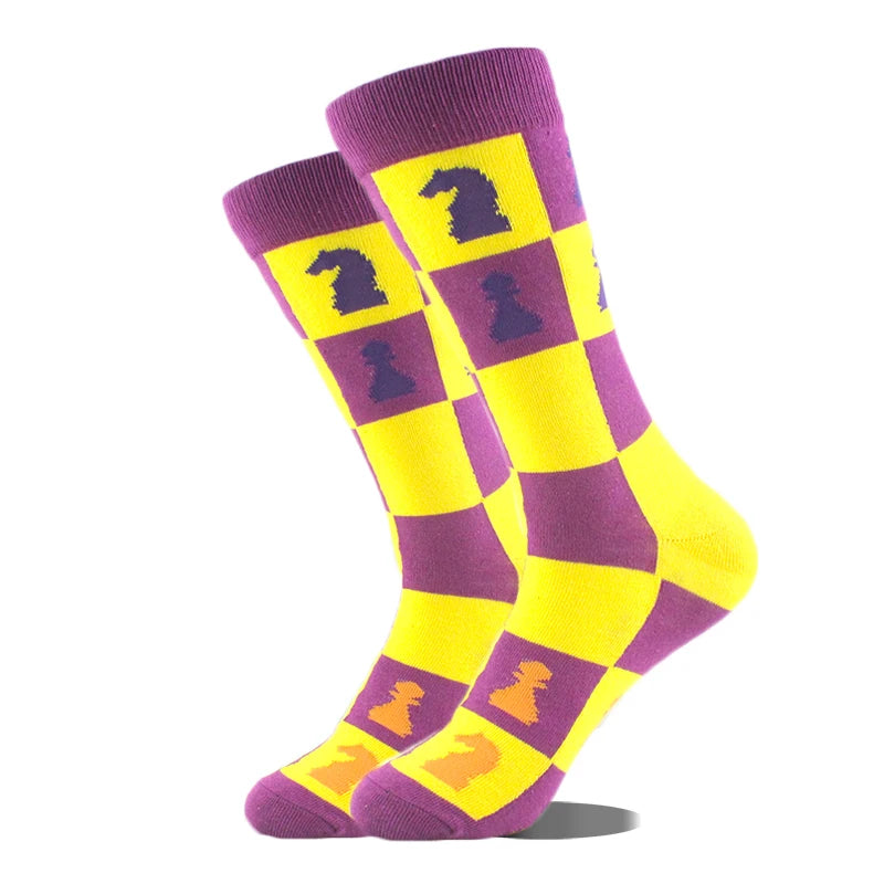 Design Ente Lustige Socken Männer Glücklich Musik Bier Zahn Panda Pinguin