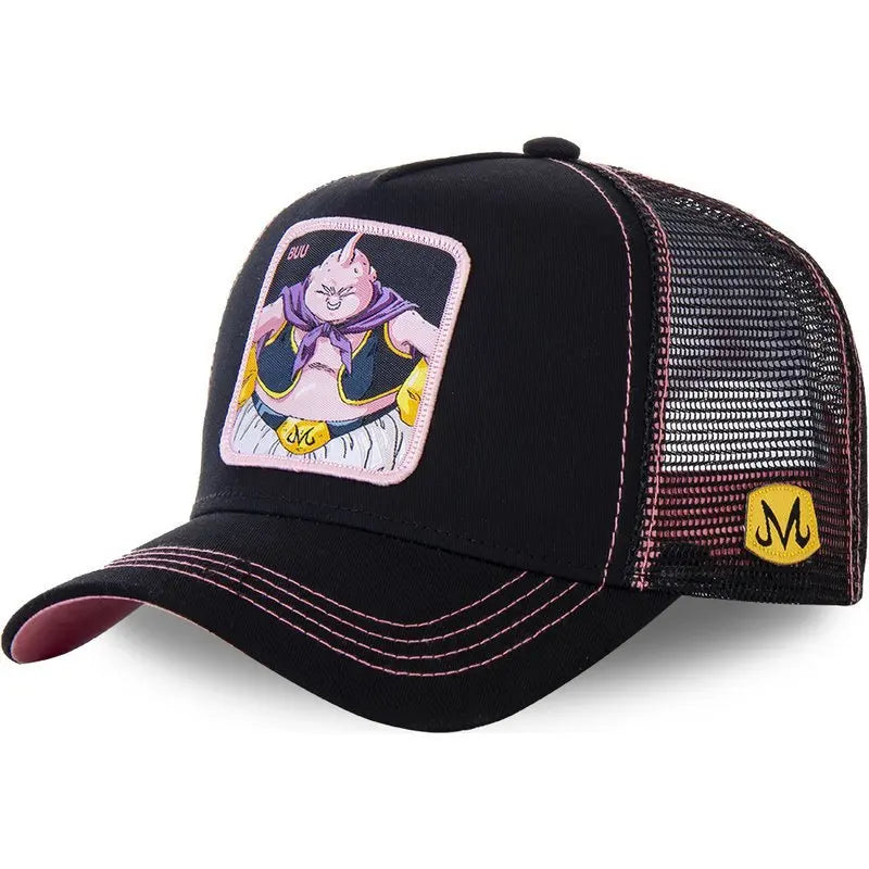 Hochwertige Dragon Ball Z Son Goku Baseballkappe – verstellbare Trucker-Mütze aus Baumwolle für Männer und Frauen