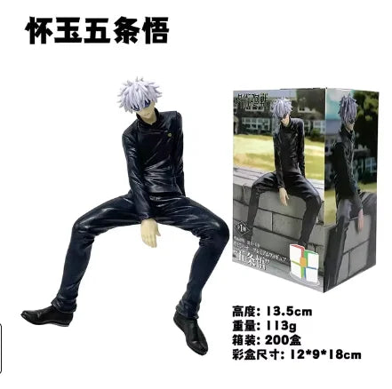11 cm neue Gojo Satoru Anime Jujutsu Kaisen Actionfigur Itadori Yuji sitzender Nudelstopper