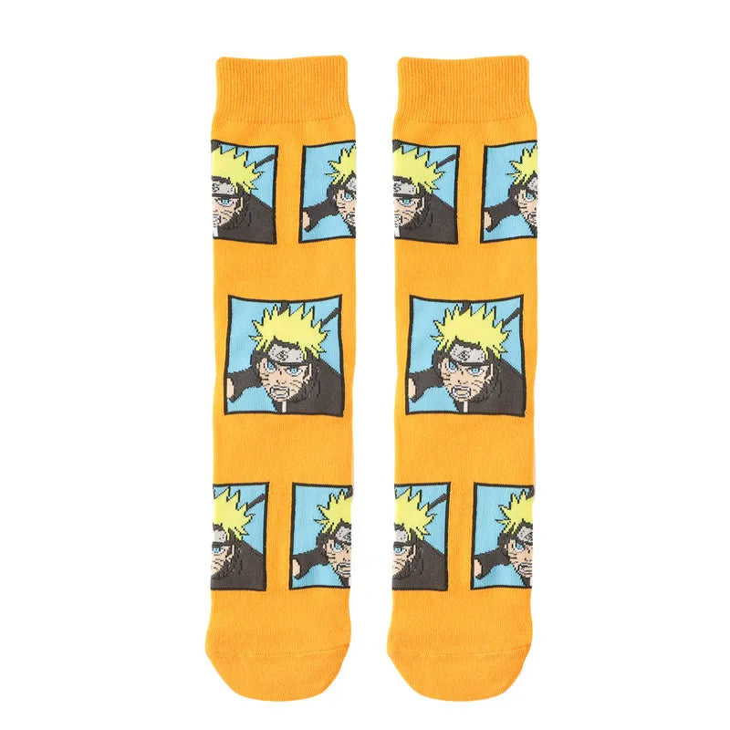 Socken mit Anime-Cartoon-Charakteren für Herren – Cosplay-Skateboard-Stil