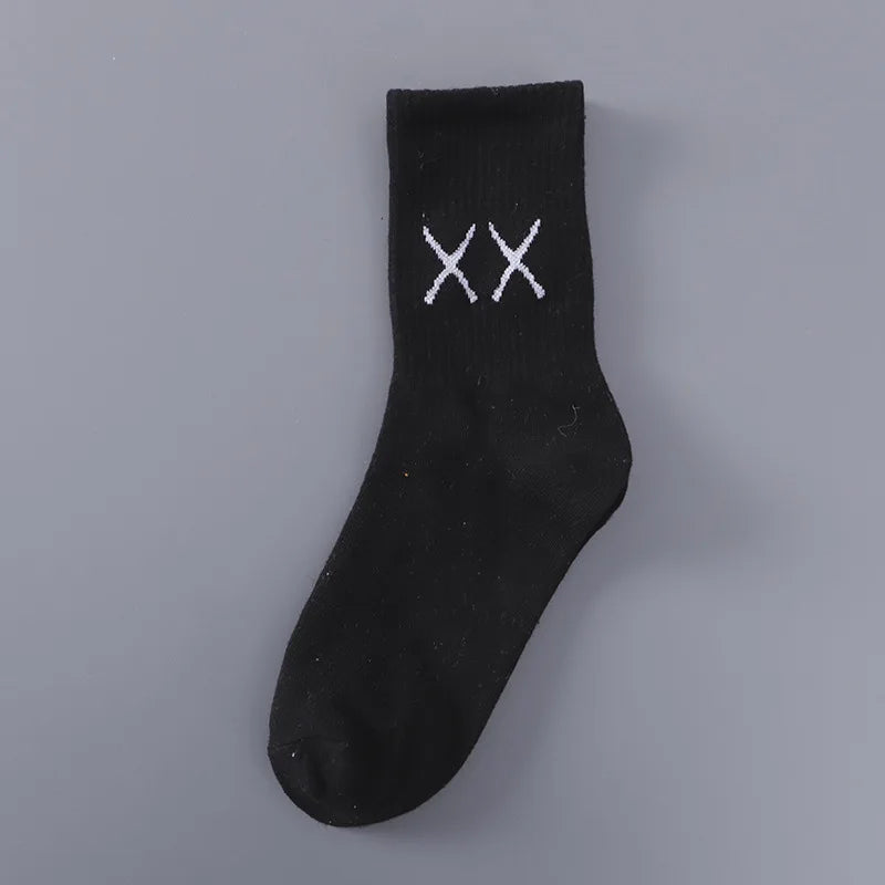 Frühling & Herbst INS Tide Cartoon Tube Socken – Dünne Baumwoll-Sportsocken für Damen & Herren