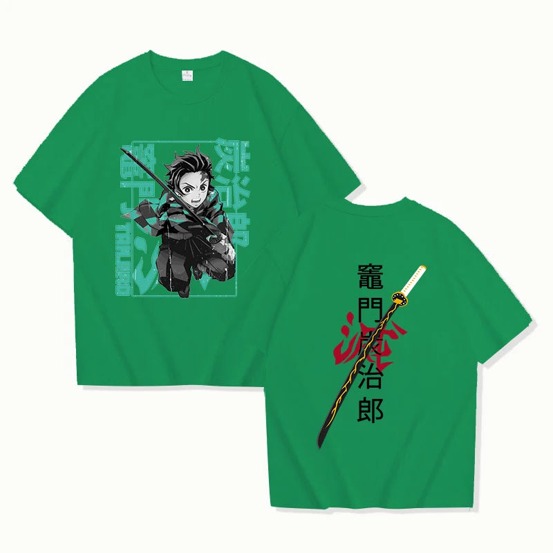 Kamado Tanjirou Graphic T-Shirt Cool Anime Summer Tee