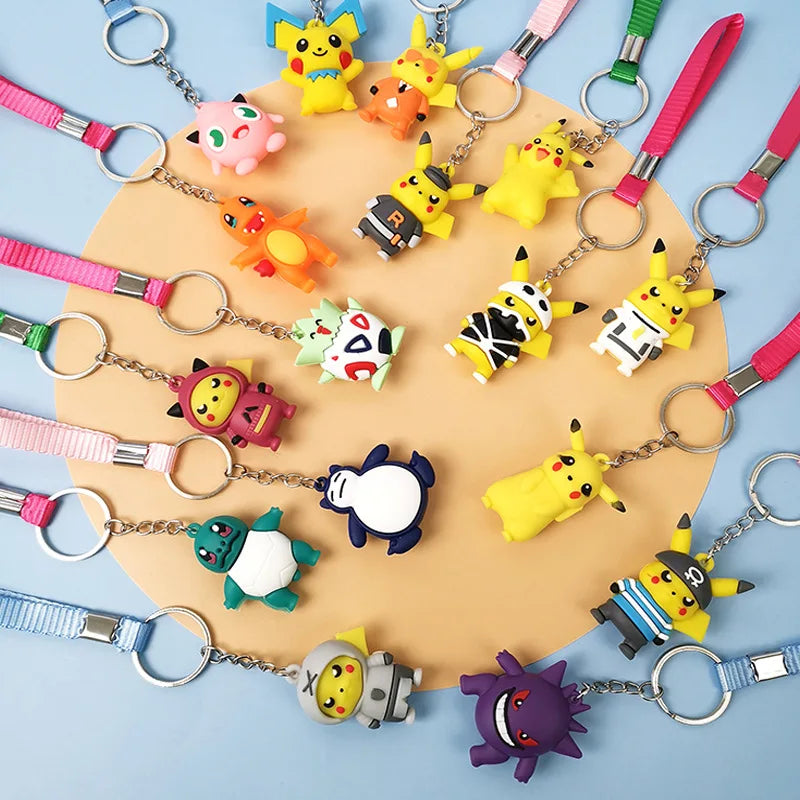 Original Pokemon Blind Box Zufällige Anime Action-figuren Pikachu Keychain Spielzeug