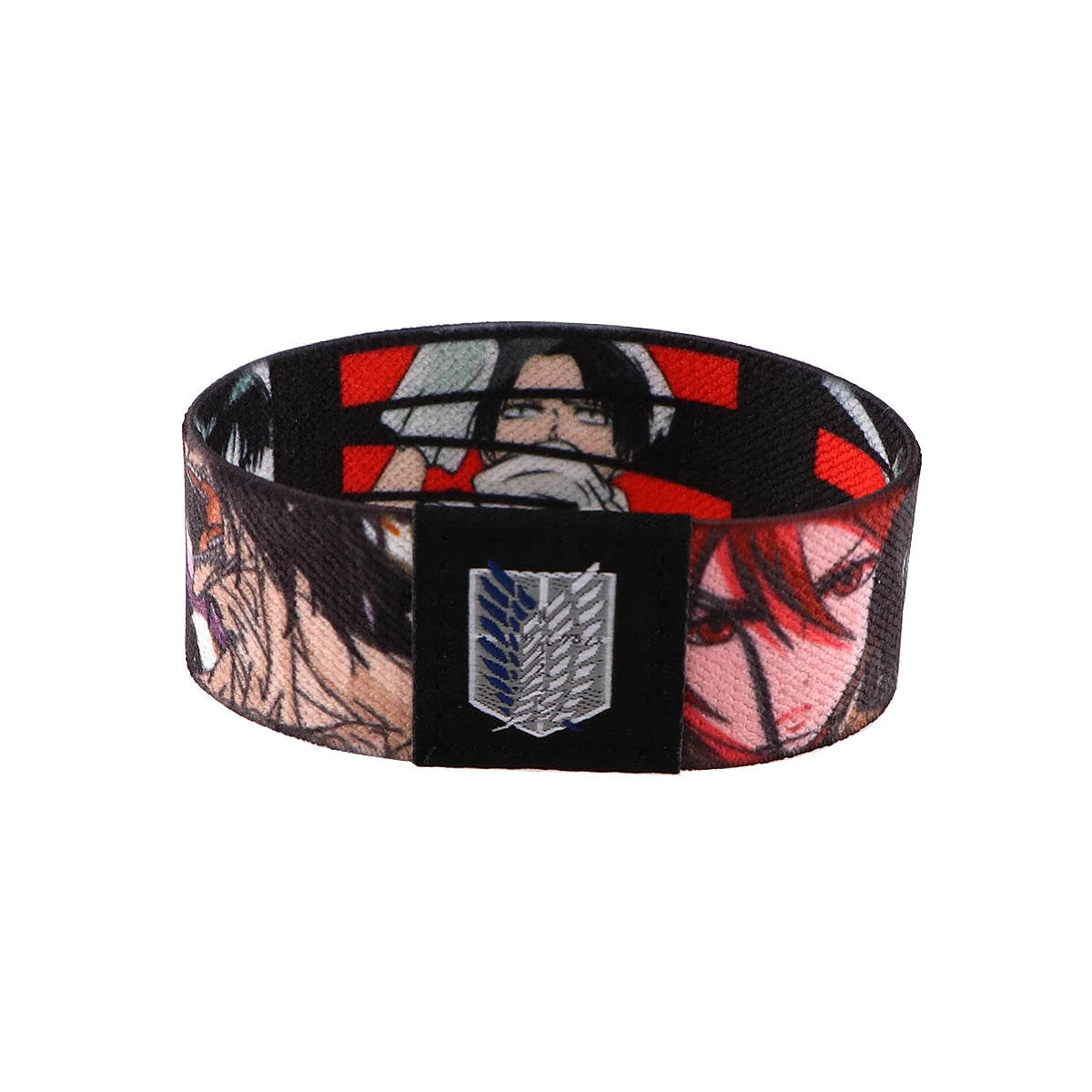 Anime-Armband für Männer und Frauen – elastisches Sportarmband, modisches Armreif-Schmuckgeschenk