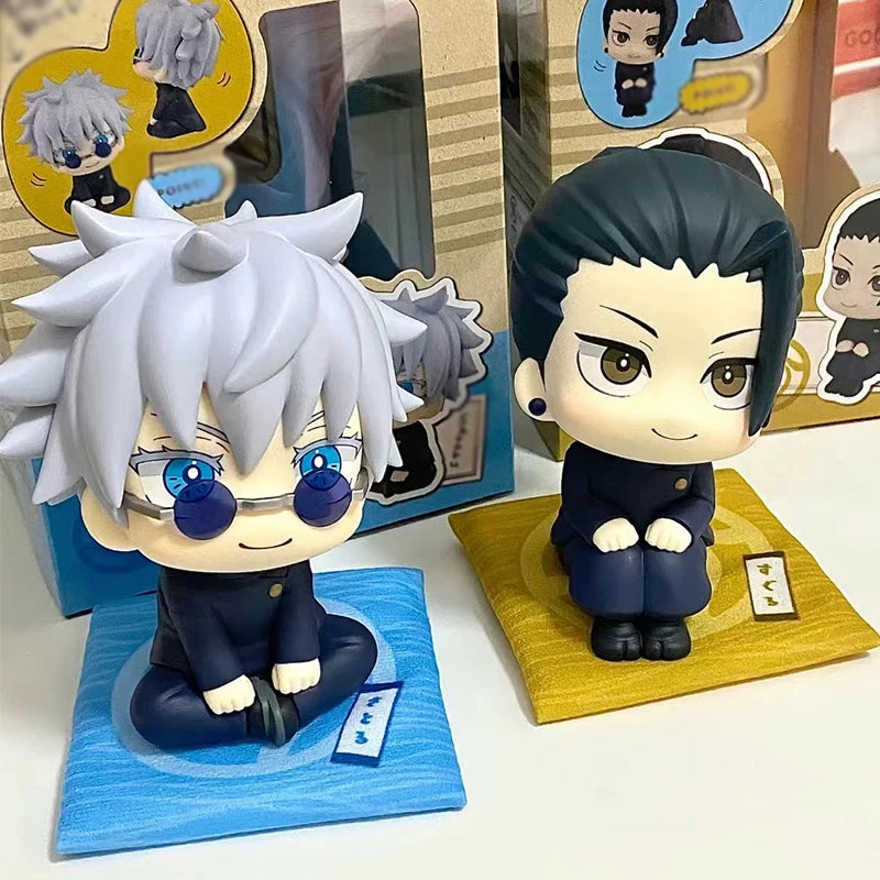 10 cm Jujutsu Kaisen Minifiguren Satoru Gojo Figur Aktion Geto Suguru Figur Anime Modell PVC Sammlung Spielzeug