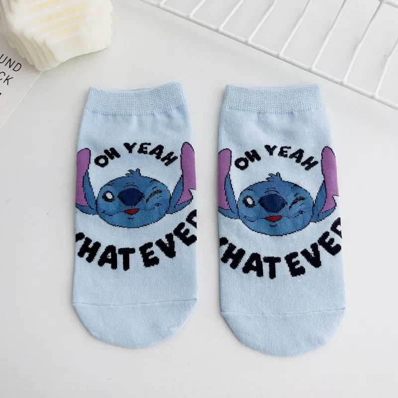 Cartoon Disney Stitch Socken – Kawaii Baumwoll-Söckchen