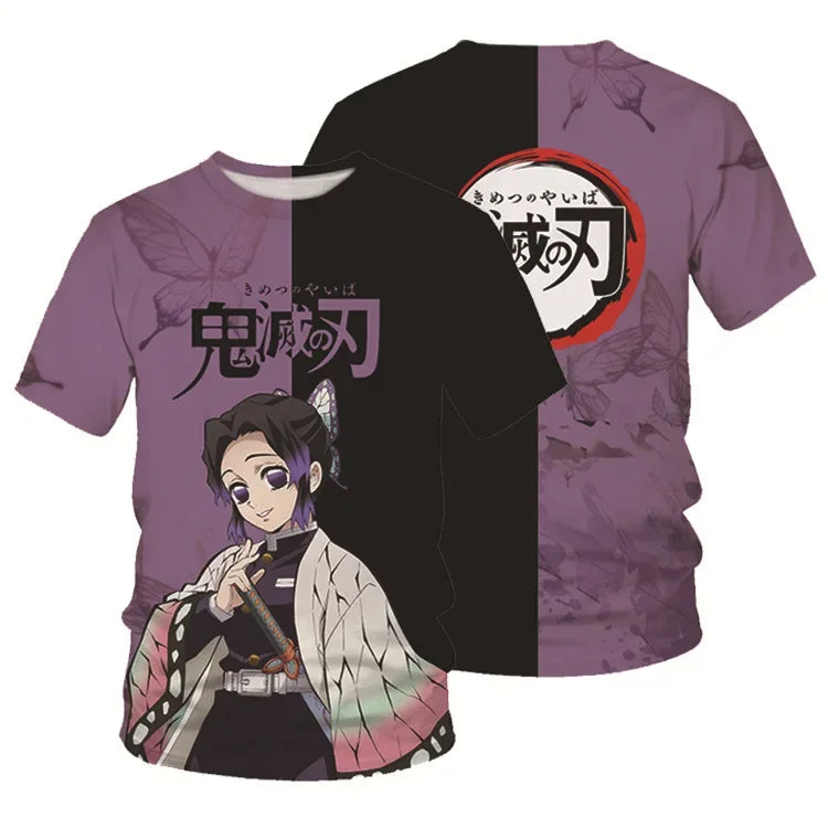 Anime Demon Slayer Hoodies Kamado Nezuko Print Unisex Plus Size Round Neck Streetwear Pullover Top for Men and Women