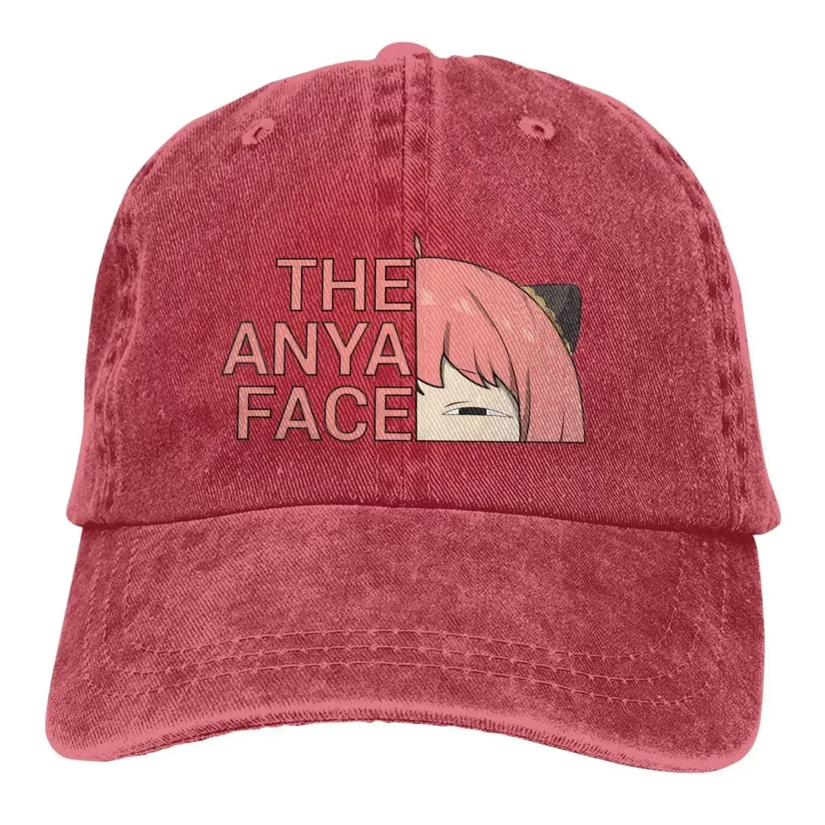 Spy x Family Anime Mehrfarbige Mütze – Anya Forger Face Baseball Cap für Männer und Frauen