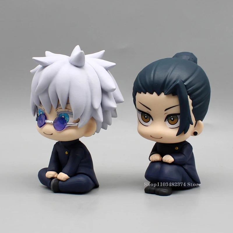 10 cm Jujutsu Kaisen Minifiguren Satoru Gojo Figur Aktion Geto Suguru Figur Anime Modell PVC Sammlung Spielzeug