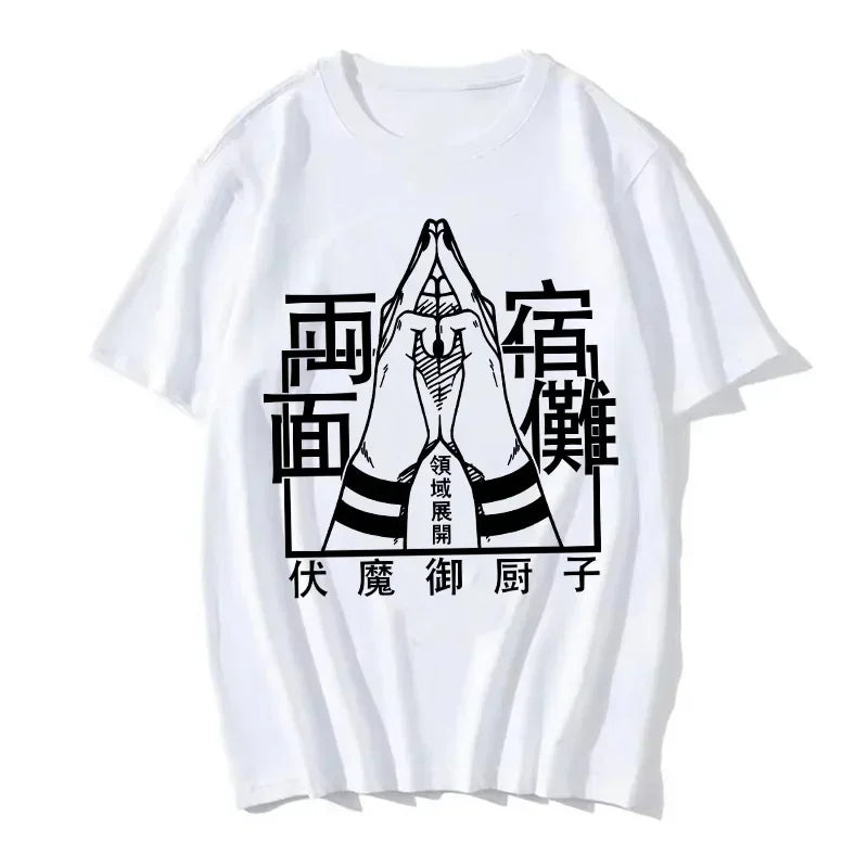 Gojo Satoru Anime T-Shirt Jujutsu Kaisen Graphic Tee for Women & Men