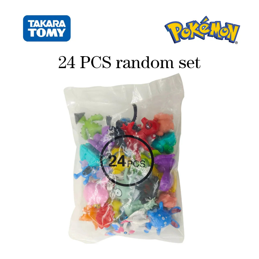Pokemon Mini Figuren 2-3CM Anime Action Pikachu 24-144 Modell Spielzeug Kind Sammeln