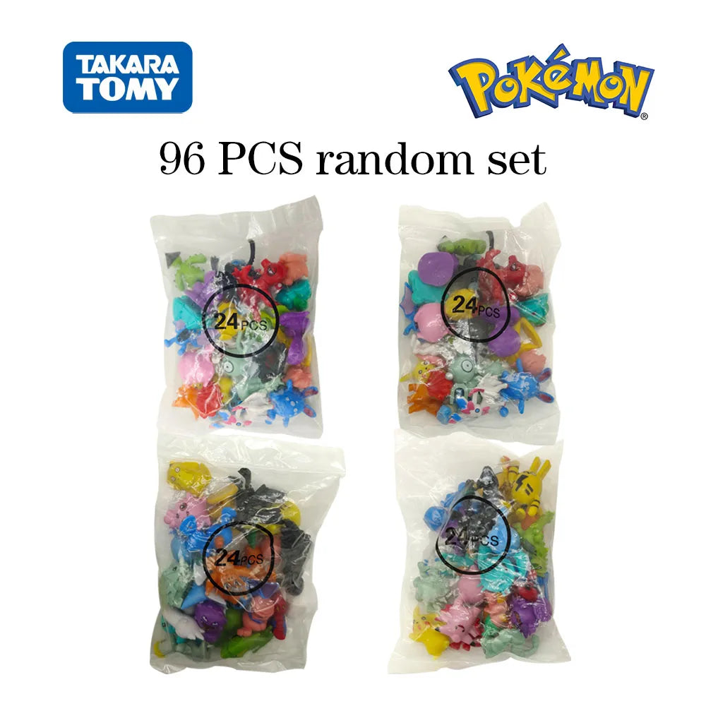 Pokemon Mini Figuren 2-3CM Anime Action Pikachu 24-144 Modell Spielzeug Kind Sammeln