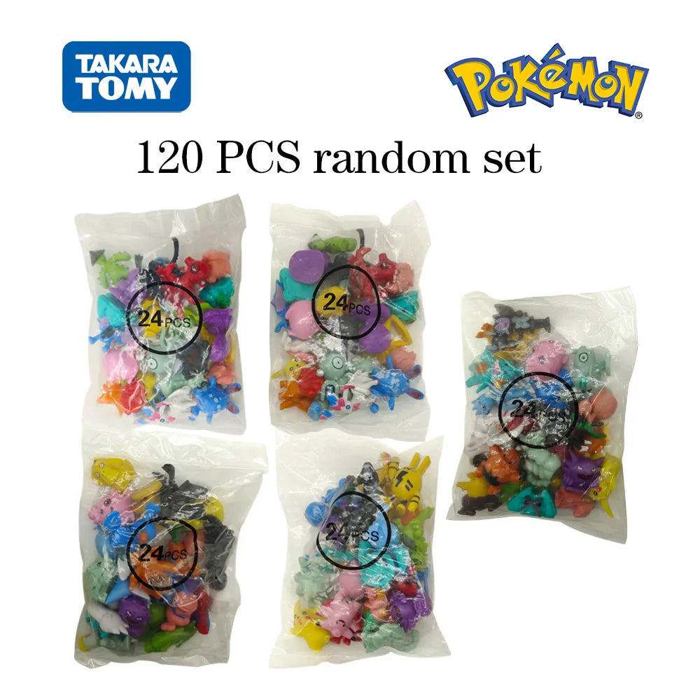 Pokemon Mini Figuren 2-3CM Anime Action Pikachu 24-144 Modell Spielzeug Kind Sammeln