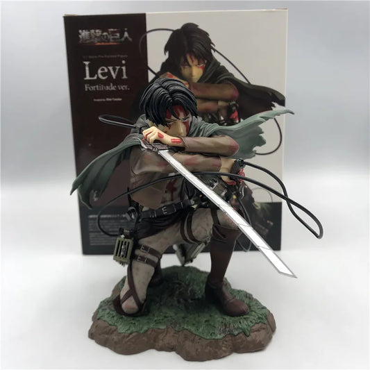 Rival Ackerman Actionfigur – Levi Rivaille PVC-Modell, 18 cm großes Sammlerspielzeug