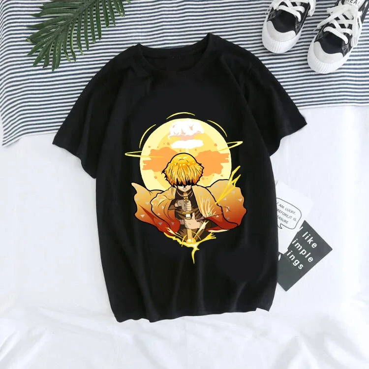 Kimetsu no Yaiba T-Shirt Tanjiro Kamado Anime T-Shirt graphique