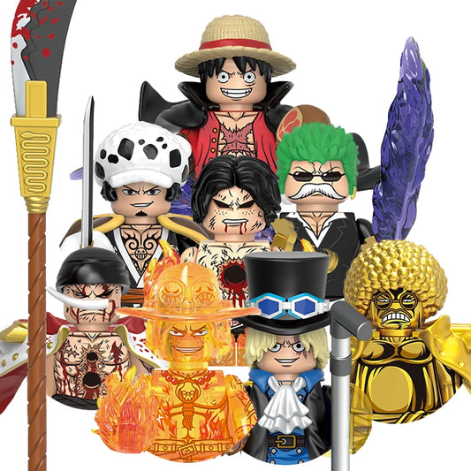 MOC Anime Cartoon Bricks Dolls – Mini-Lernpuzzle Bausteine ​​Spielzeug Geschenk