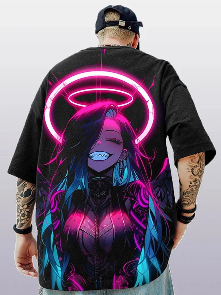 T-shirt tendance style streetwear animé