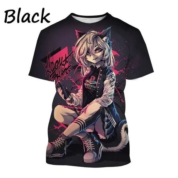 T-shirt Helluva Boss imprimé en 3D
