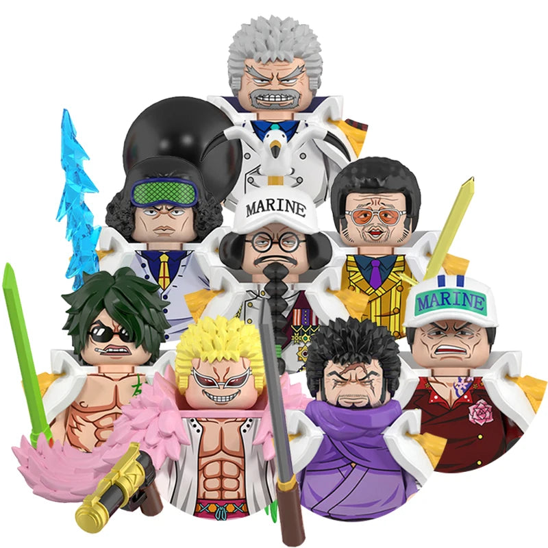 MOC Anime Cartoon Bricks Dolls – Mini-Lernpuzzle Bausteine ​​Spielzeug Geschenk