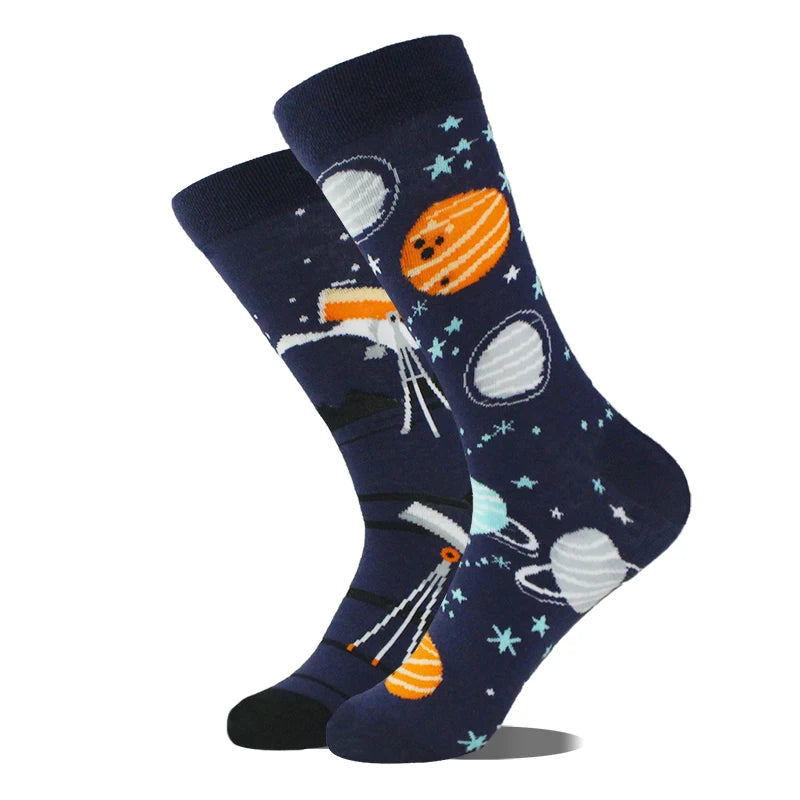 AB Happy Cotton Chaussettes amusantes Panda Duck Crazy Design Sokken